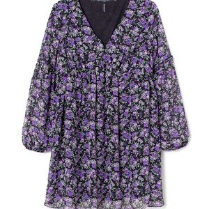 Plus Size floral print dress